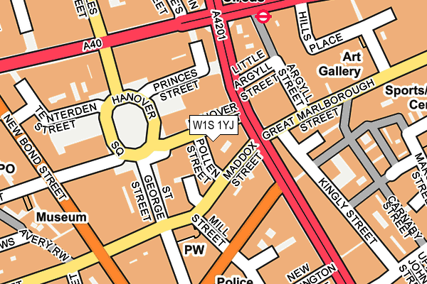 W1S 1YJ map - OS OpenMap – Local (Ordnance Survey) W1S 1YJ map - OS OpenMap – Local (Ordnance Survey)