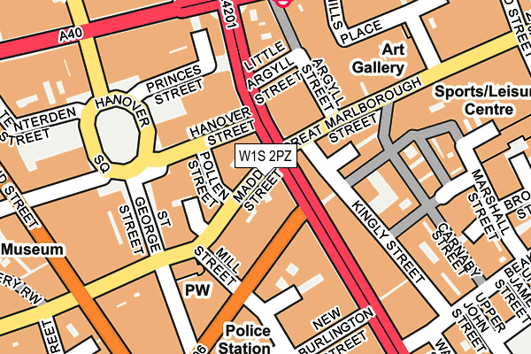 W1S 2PZ map - OS OpenMap – Local (Ordnance Survey) W1S 2PZ map - OS OpenMap – Local (Ordnance Survey)