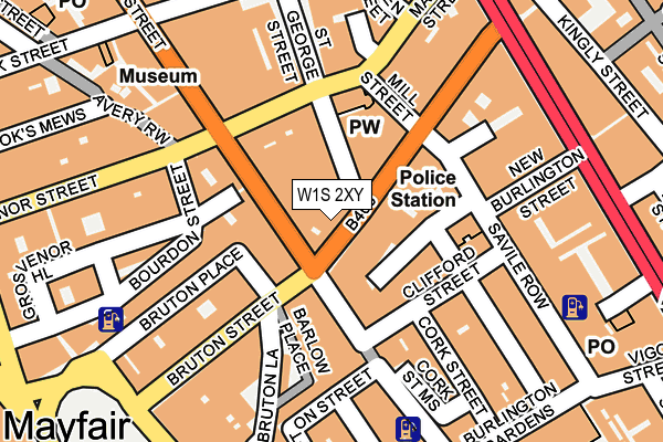 W1S 2XY map - OS OpenMap – Local (Ordnance Survey) W1S 2XY map - OS OpenMap – Local (Ordnance Survey)