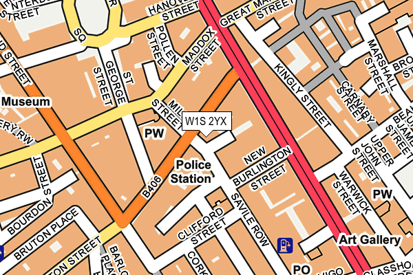 W1S 2YX map - OS OpenMap – Local (Ordnance Survey) W1S 2YX map - OS OpenMap – Local (Ordnance Survey)