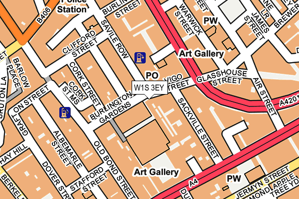 W1S 3EY map - OS OpenMap – Local (Ordnance Survey) W1S 3EY map - OS OpenMap – Local (Ordnance Survey)