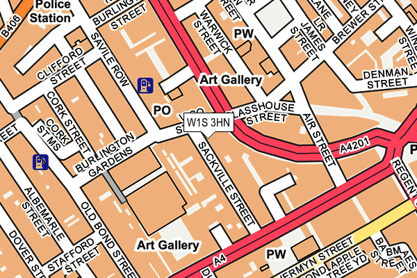 W1S 3HN map - OS OpenMap – Local (Ordnance Survey) W1S 3HN map - OS OpenMap – Local (Ordnance Survey)
