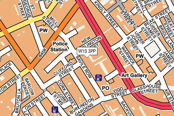 W1S 3PP map - OS OpenMap – Local (Ordnance Survey) W1S 3PP map - OS OpenMap – Local (Ordnance Survey)