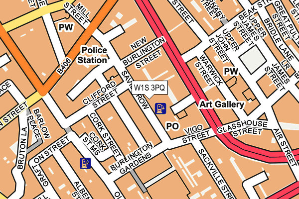 W1S 3PQ map - OS OpenMap – Local (Ordnance Survey) W1S 3PQ map - OS OpenMap – Local (Ordnance Survey)