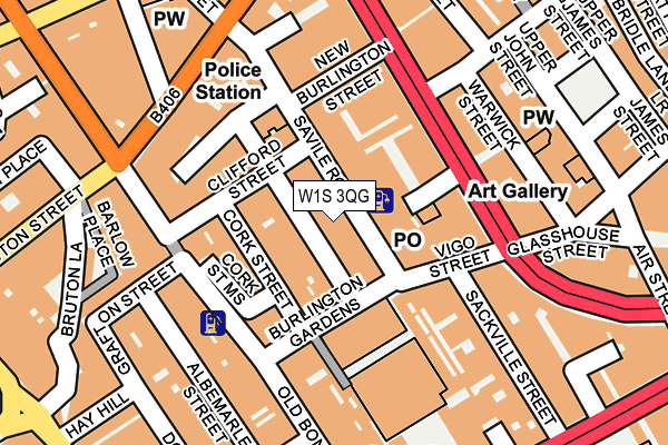 W1S 3QG map - OS OpenMap – Local (Ordnance Survey) W1S 3QG map - OS OpenMap – Local (Ordnance Survey)