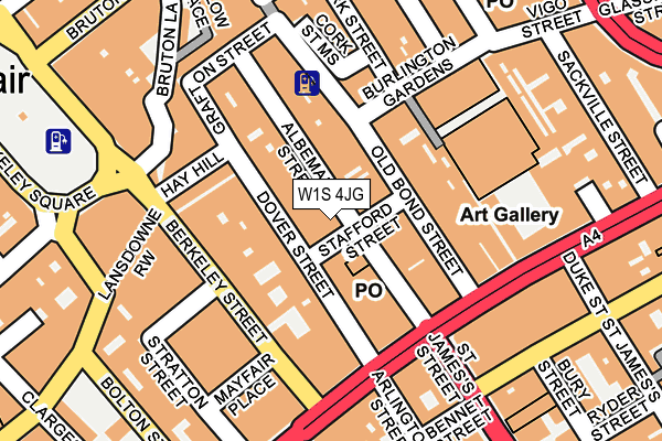 W1S 4JG map - OS OpenMap – Local (Ordnance Survey) W1S 4JG map - OS OpenMap – Local (Ordnance Survey)