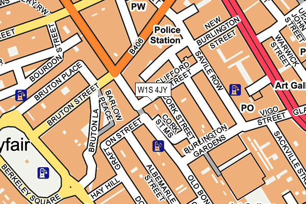 W1S 4JY map - OS OpenMap – Local (Ordnance Survey) W1S 4JY map - OS OpenMap – Local (Ordnance Survey)