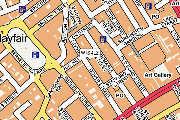 W1S 4LZ map - OS OpenMap – Local (Ordnance Survey) W1S 4LZ map - OS OpenMap – Local (Ordnance Survey)