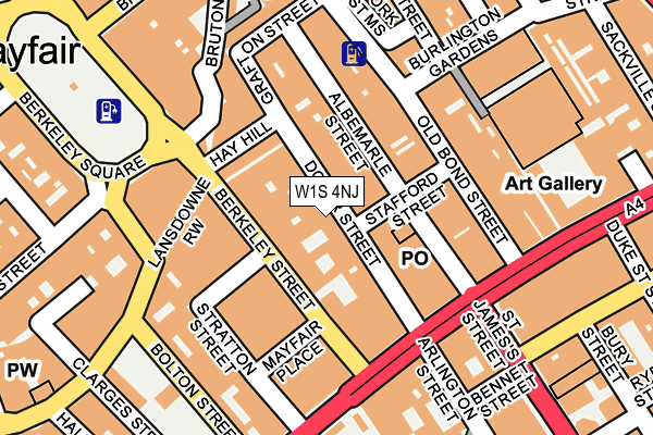 W1S 4NJ map - OS OpenMap – Local (Ordnance Survey) W1S 4NJ map - OS OpenMap – Local (Ordnance Survey)
