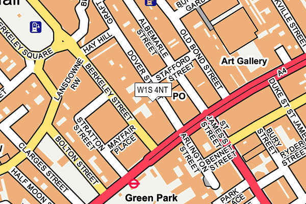 W1S 4NT map - OS OpenMap – Local (Ordnance Survey) W1S 4NT map - OS OpenMap – Local (Ordnance Survey)