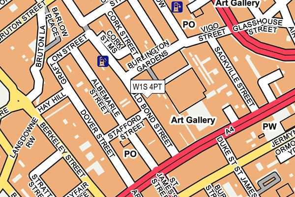 W1S 4PT map - OS OpenMap – Local (Ordnance Survey) W1S 4PT map - OS OpenMap – Local (Ordnance Survey)