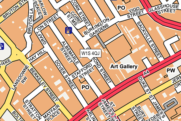 W1S 4QJ map - OS OpenMap – Local (Ordnance Survey) W1S 4QJ map - OS OpenMap – Local (Ordnance Survey)