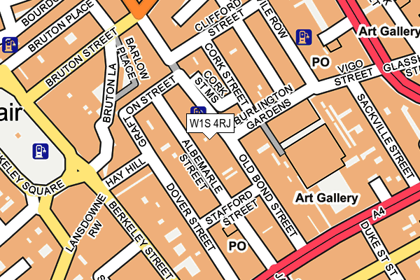 W1S 4RJ map - OS OpenMap – Local (Ordnance Survey) W1S 4RJ map - OS OpenMap – Local (Ordnance Survey)