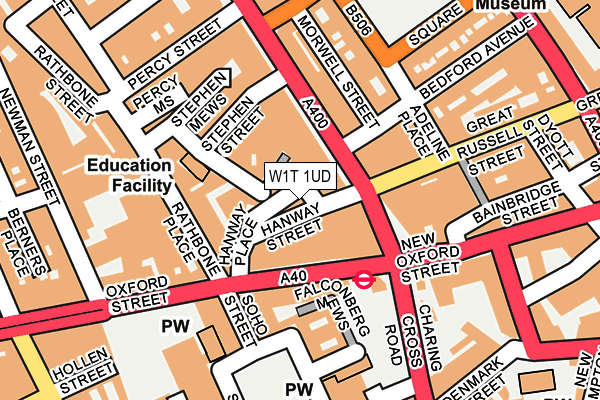 W1T 1UD map - OS OpenMap – Local (Ordnance Survey) W1T 1UD map - OS OpenMap – Local (Ordnance Survey)