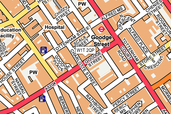 W1T 2QP map - OS OpenMap – Local (Ordnance Survey) W1T 2QP map - OS OpenMap – Local (Ordnance Survey)