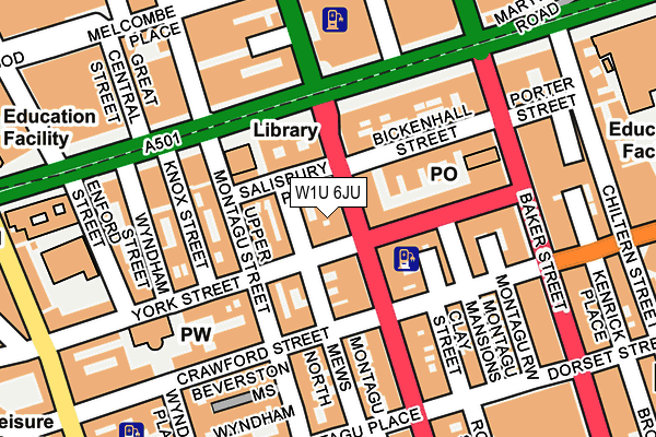 W1U 6JU map - OS OpenMap – Local (Ordnance Survey) W1U 6JU map - OS OpenMap – Local (Ordnance Survey)