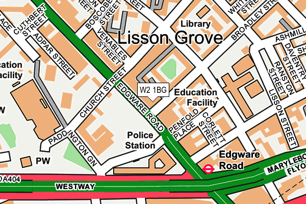 W2 1BG map - OS OpenMap – Local (Ordnance Survey) W2 1BG map - OS OpenMap – Local (Ordnance Survey)