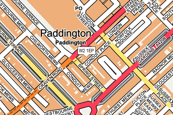 W2 1EP map - OS OpenMap – Local (Ordnance Survey) W2 1EP map - OS OpenMap – Local (Ordnance Survey)