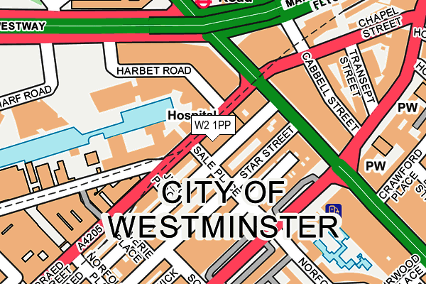 W2 1PP map - OS OpenMap – Local (Ordnance Survey) W2 1PP map - OS OpenMap – Local (Ordnance Survey)