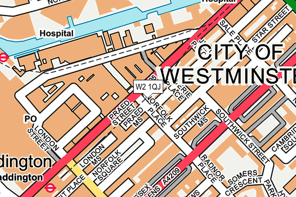 W2 1QJ map - OS OpenMap – Local (Ordnance Survey) W2 1QJ map - OS OpenMap – Local (Ordnance Survey)