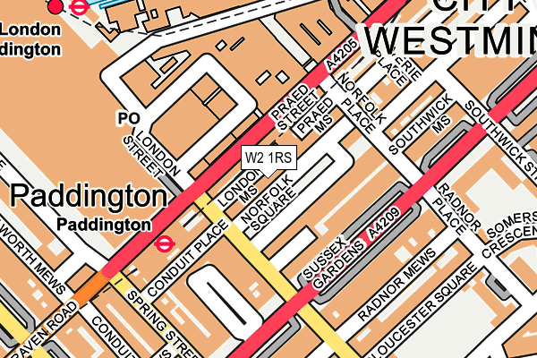 W2 1RS map - OS OpenMap – Local (Ordnance Survey) W2 1RS map - OS OpenMap – Local (Ordnance Survey)