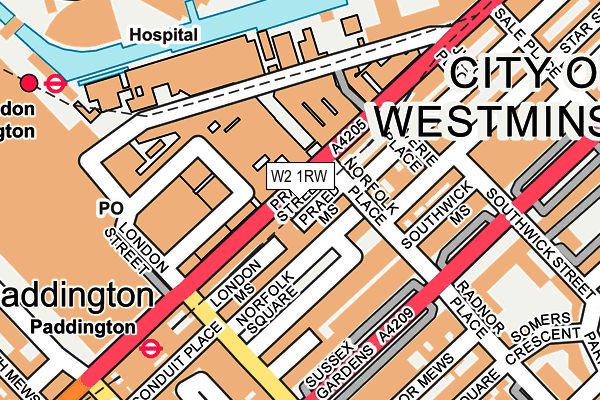 W2 1RW map - OS OpenMap – Local (Ordnance Survey) W2 1RW map - OS OpenMap – Local (Ordnance Survey)