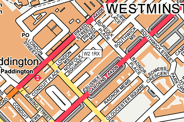 W2 1RX map - OS OpenMap – Local (Ordnance Survey) W2 1RX map - OS OpenMap – Local (Ordnance Survey)