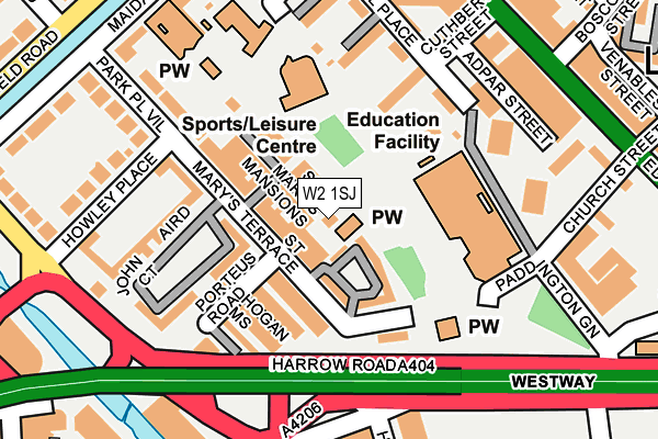 W2 1SJ map - OS OpenMap – Local (Ordnance Survey) W2 1SJ map - OS OpenMap – Local (Ordnance Survey)
