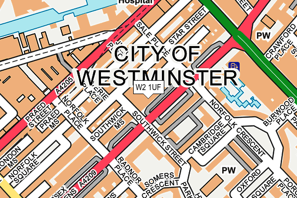 W2 1UF map - OS OpenMap – Local (Ordnance Survey) W2 1UF map - OS OpenMap – Local (Ordnance Survey)