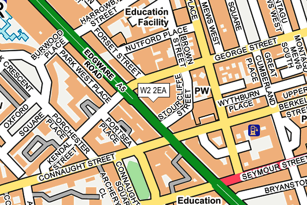 W2 2EA map - OS OpenMap – Local (Ordnance Survey) W2 2EA map - OS OpenMap – Local (Ordnance Survey)