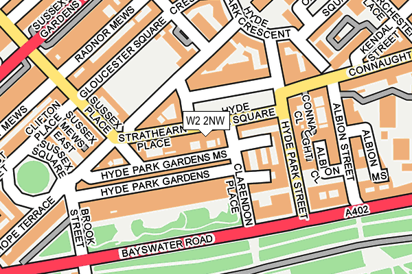 W2 2NW map - OS OpenMap – Local (Ordnance Survey) W2 2NW map - OS OpenMap – Local (Ordnance Survey)