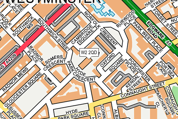W2 2QD map - OS OpenMap – Local (Ordnance Survey) W2 2QD map - OS OpenMap – Local (Ordnance Survey)