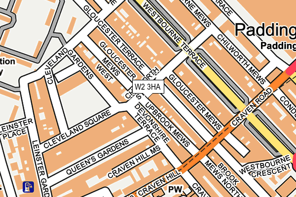 W2 3HA map - OS OpenMap – Local (Ordnance Survey) W2 3HA map - OS OpenMap – Local (Ordnance Survey)