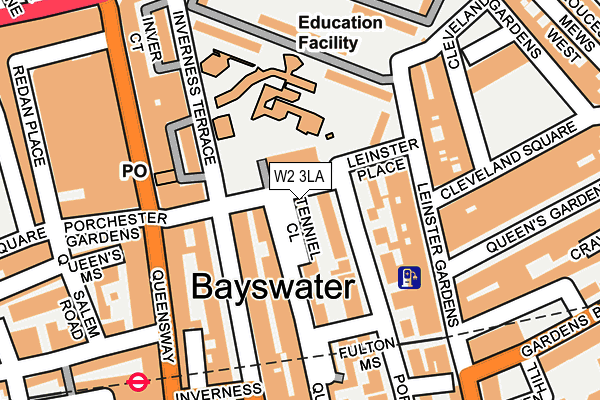 W2 3LA map - OS OpenMap – Local (Ordnance Survey) W2 3LA map - OS OpenMap – Local (Ordnance Survey)