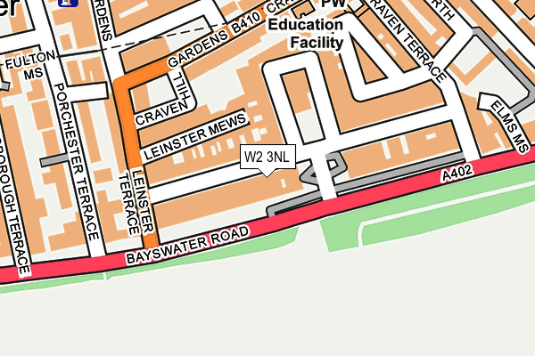 W2 3NL map - OS OpenMap – Local (Ordnance Survey) W2 3NL map - OS OpenMap – Local (Ordnance Survey)