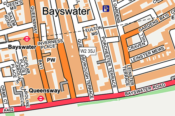 W2 3SJ map - OS OpenMap – Local (Ordnance Survey) W2 3SJ map - OS OpenMap – Local (Ordnance Survey)