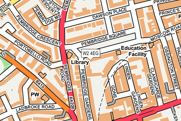 W2 4EG map - OS OpenMap – Local (Ordnance Survey) W2 4EG map - OS OpenMap – Local (Ordnance Survey)