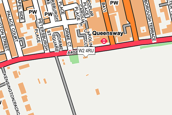 W2 4RU map - OS OpenMap – Local (Ordnance Survey) W2 4RU map - OS OpenMap – Local (Ordnance Survey)
