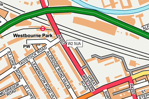 W2 5UA map - OS OpenMap – Local (Ordnance Survey) W2 5UA map - OS OpenMap – Local (Ordnance Survey)