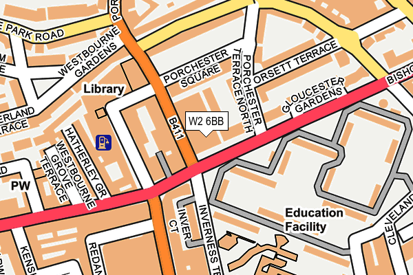 W2 6BB map - OS OpenMap – Local (Ordnance Survey) W2 6BB map - OS OpenMap – Local (Ordnance Survey)