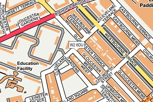 W2 6DU map - OS OpenMap – Local (Ordnance Survey) W2 6DU map - OS OpenMap – Local (Ordnance Survey)