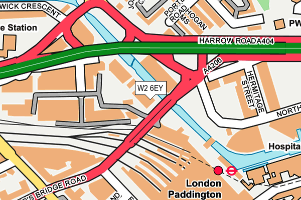 W2 6EY map - OS OpenMap – Local (Ordnance Survey) W2 6EY map - OS OpenMap – Local (Ordnance Survey)