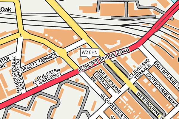 W2 6HN map - OS OpenMap – Local (Ordnance Survey) W2 6HN map - OS OpenMap – Local (Ordnance Survey)