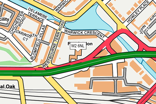 W2 6NL map - OS OpenMap – Local (Ordnance Survey) W2 6NL map - OS OpenMap – Local (Ordnance Survey)