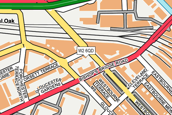 W2 6QD map - OS OpenMap – Local (Ordnance Survey) W2 6QD map - OS OpenMap – Local (Ordnance Survey)
