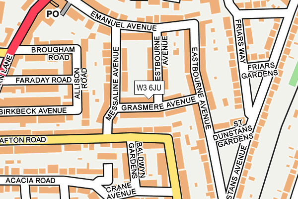 W3 6JU map - OS OpenMap – Local (Ordnance Survey) W3 6JU map - OS OpenMap – Local (Ordnance Survey)