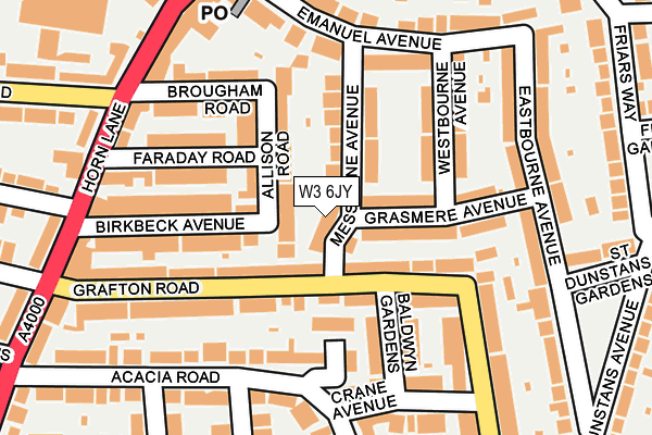 W3 6JY map - OS OpenMap – Local (Ordnance Survey) W3 6JY map - OS OpenMap – Local (Ordnance Survey)