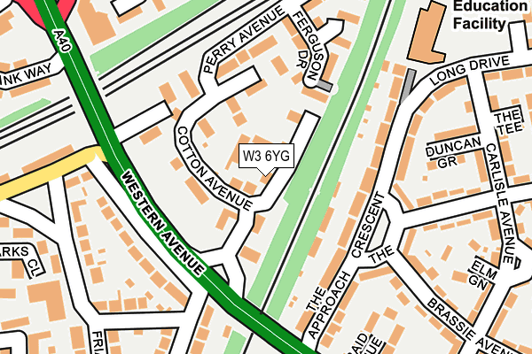 W3 6YG map - OS OpenMap – Local (Ordnance Survey) W3 6YG map - OS OpenMap – Local (Ordnance Survey)