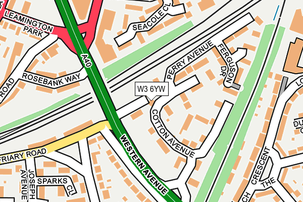 W3 6YW map - OS OpenMap – Local (Ordnance Survey) W3 6YW map - OS OpenMap – Local (Ordnance Survey)