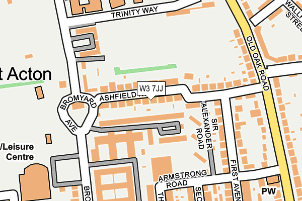 W3 7JJ map - OS OpenMap – Local (Ordnance Survey) W3 7JJ map - OS OpenMap – Local (Ordnance Survey)